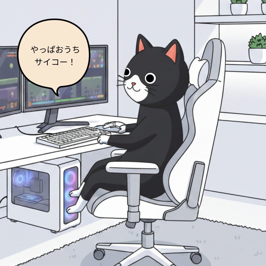 LM Studio野良クロ猫
